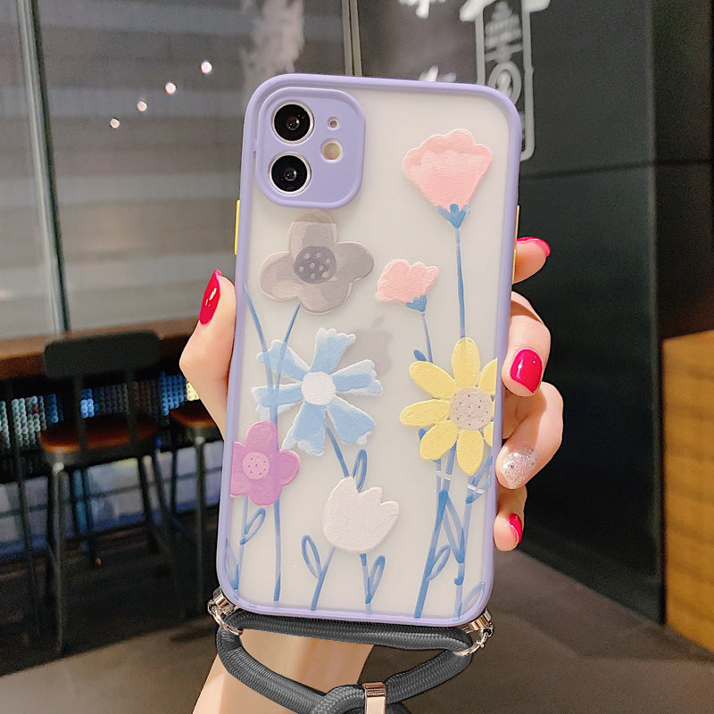 Lavender Floral Lanyard Phone Case Lanyard Phone Case XSMAX Cover Lavender Floral Lanyard Phone Case Lanyard Phone Case XSMAX Cover